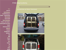 Tablet Screenshot of fhg-dog-systems.de